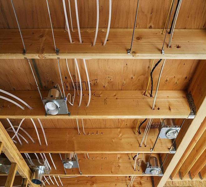 Rewiring old house