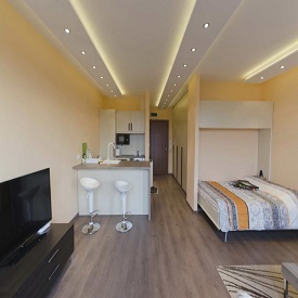 pot lights in apartment